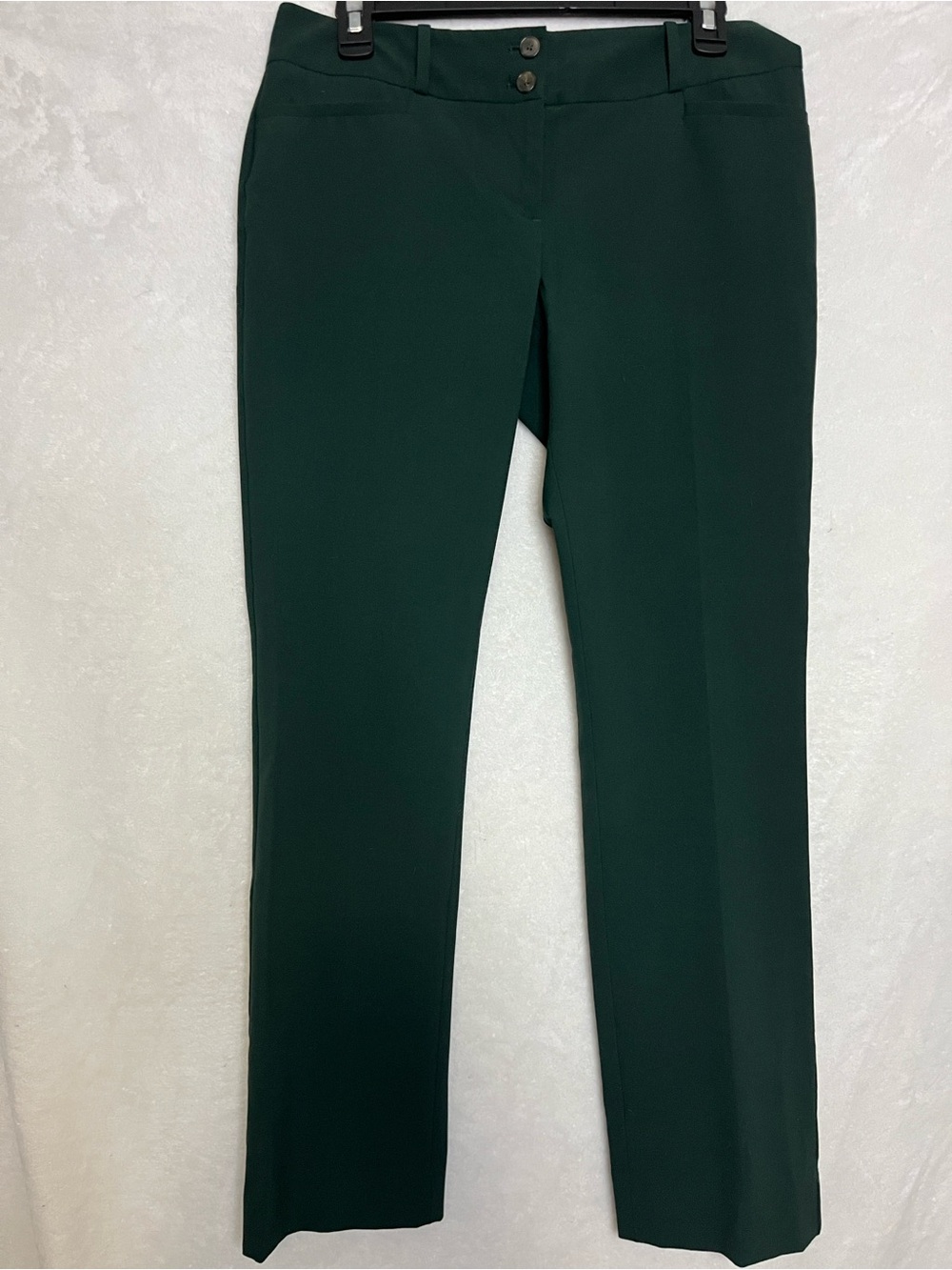 The Limited Dark Green Straight Leg Dress Pants